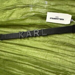 💕 KARL LAGERFELD Women's Black Bracelet 💕